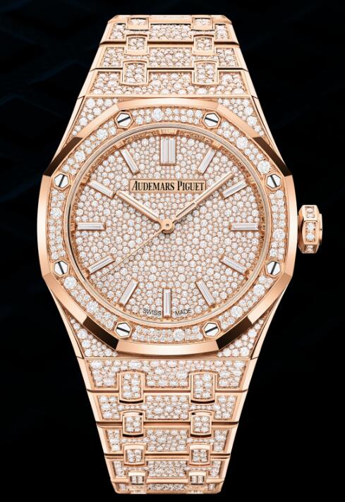 15552OR.ZZ.1358OR.01 Fake Audemars Piguet Royal Oak Selfwinding 37 Pink Gold watch